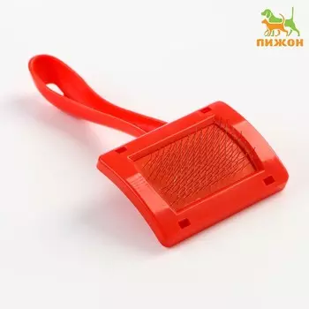 Пуходерка без капель изогнутая, малая, 714 см, красная