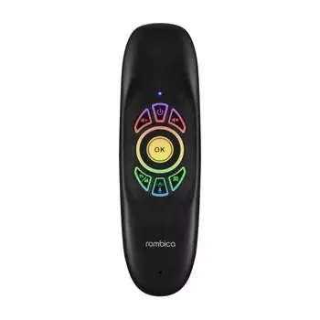 Пульт ДУ Air R10 (WRC-R01), для медиаплееров, ТВ, ПК, универсальный, USB, черный