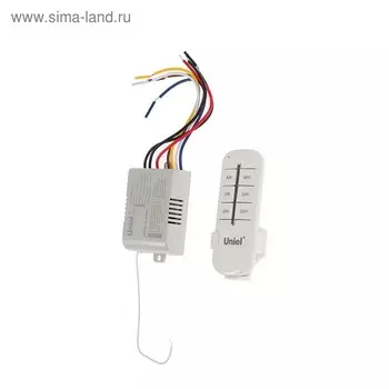 Пульт управления светом Uniel UCH-P005-G4-1000W-30M, 4 канала х 1000 Вт, радиус действия 30м