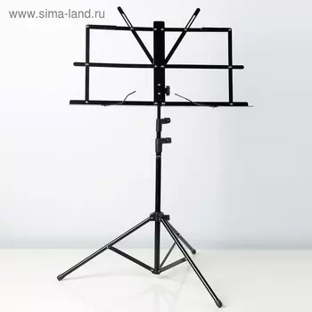 Пюпитр Fleet FLT-MS1bk, черный, складной, с чехлом