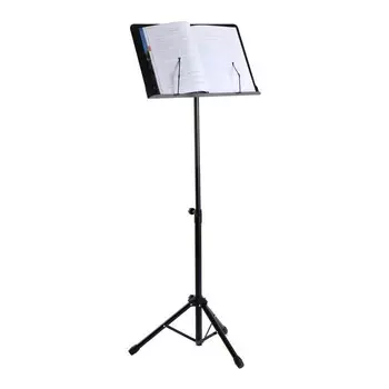 Пюпитр складной, 49х35см, высота 65-118см, черный