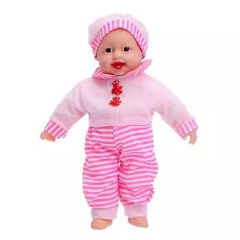 Пупс мягконабивной «Мой малыш» со звуком, МИКС