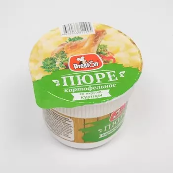 Пюре картофельное со вкусом курицы Preston, стакан, 40 г