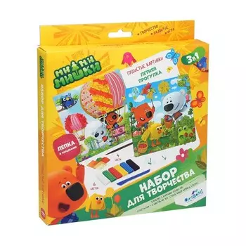 Пушистые картинки «Летняя прогулка» Пластилин, торцевание, Ми-Ми-Мишки