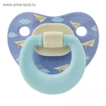 Пустышка латексная классическая, от 6 мес., цвета МИКС