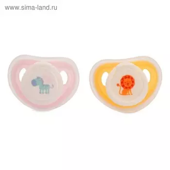 Соска - пустышка силиконовая классическая, от 6 месяцев