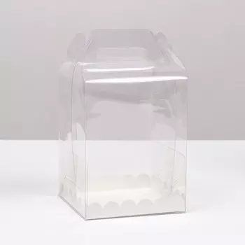 PVC Коробка для бенто-торта 14 х 14 х 18 см