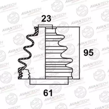 Пыльник привода Avantech BD0122
