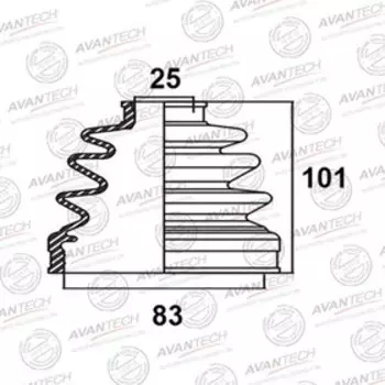 Пыльник привода Avantech BD0205