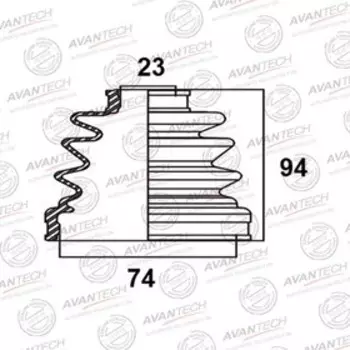 Пыльник привода Avantech BD0505
