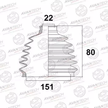 Пыльник привода Avantech BD0507