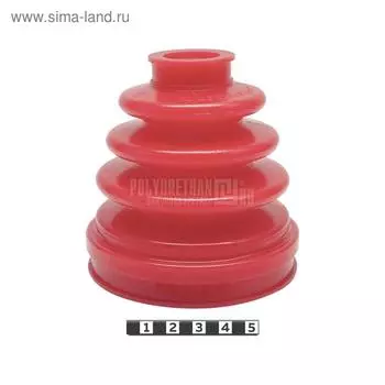 Пыльник ШРУСа внутреннего переднего правого приводного вала, 2-05-008, красный