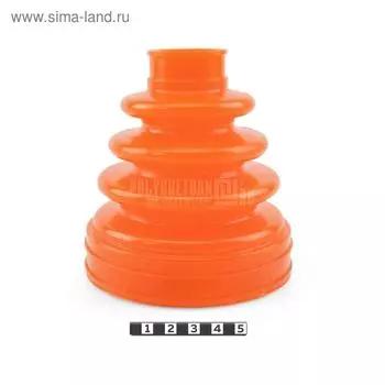 Пыльник ШРУСа внутреннего переднего приводного вала (трипод), 1-05-047, красный