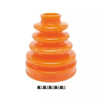 Пыльник ШРУСа внутреннего (трипод), 1-05-043, красный