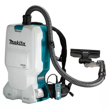 Пылесос аккумуляторный Makita DVC660Z, ранцевый, 36 В, 218 В, 2000 л/мин, БЕЗ АКБ/ЗУ
