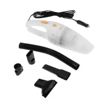 Пылесос автомобильный CARTAGE, 5 насадок, 140 Вт, 12 В, белый