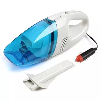 Пылесос Автомобильный Starwind CV-100 белый/голубой 35 Вт, питание 12 В, пылесборник 0.5 л