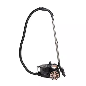 Пылесос Pioneer VC335C, циклонный, 2050Вт, 2 л, цвет чёрный-персиковый