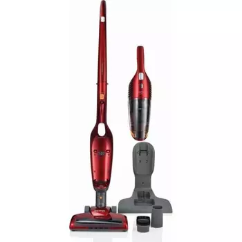 Пылесос ручной Gorenje SVC216FR, 125 Вт, 0.6 л, 3 насадки, красный