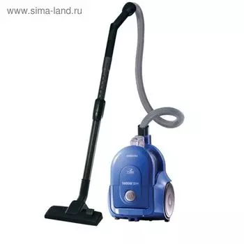 Пылесос Samsung SC4326, 1600/360 Вт, 1.3 л, синий