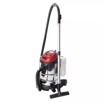 Пылесос строительный RedVerg RD-WVC1200-25S, моющий, влажная и сухая уборка, 1200 Вт, 25 л