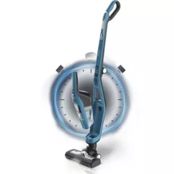 Пылесос TEFAL TY6751WO, вертикальный, беспроводной, 0.6 л, синий