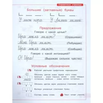 Рабочая тетрадь «Тетрадь по письму» 1 класс, 2 часть, Нечаева Н.В., ФГОС