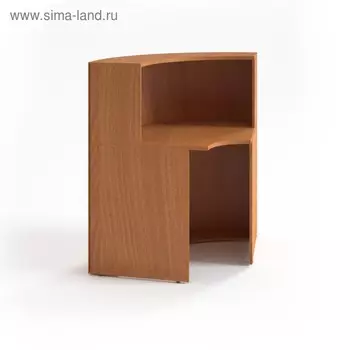 Рабочее место секретаря РМС.1, 900(900)х680х1206(756) мм, вишня оксфорд