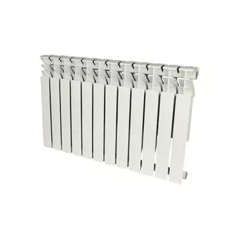 Радиатор алюминиевый ROMMER Plus, 500 x 96 мм, 12 секций