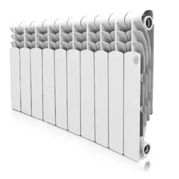 Радиатор алюминиевый Royal Thermo Revolution, 350 x 80 мм, 10 секций