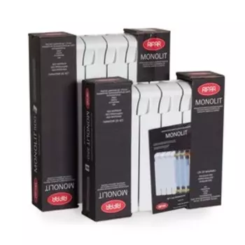 Радиатор биметаллический RIFAR MONOLIT, 350 x 100 мм, 12 секций, боковое подключение