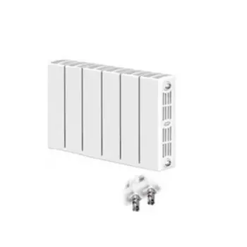 Радиатор биметаллический RIFAR SUPReMO VENTIL SVR, 350x90 мм, 6 секций, нижнее правое подкл 789348