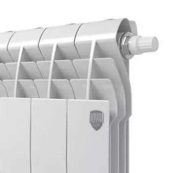 Радиатор биметаллический Royal Thermo BiLiner/Bianco Traffico VR, 350x83 мм, 10 секц, нижнее