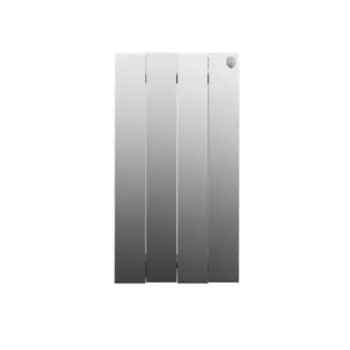 Радиатор биметаллический Royal Thermo PianoForte/Silver Satin, 500 x 100 мм, 4 секции, хром