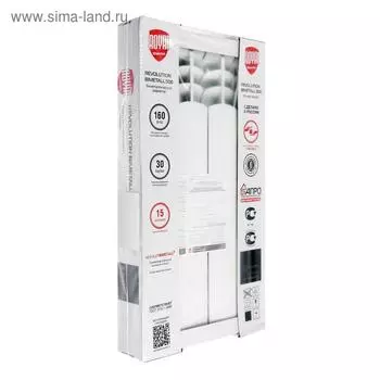 Радиатор биметаллический Royal Thermo Revolution Bimetall, 500 x 80 мм, 4 секции, 640 Вт