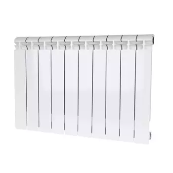 Радиатор биметаллический STOUT ALPHA, 500 x 80 мм, 10 секций, боковое подключение