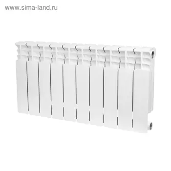 Радиатор биметаллический STOUT Space 350, 350 x 90 мм, 10 секций