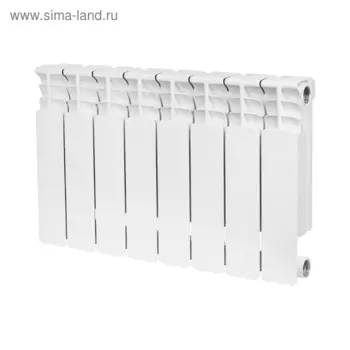 Радиатор биметаллический STOUT Space 350, 350 x 90 мм, 8 секций