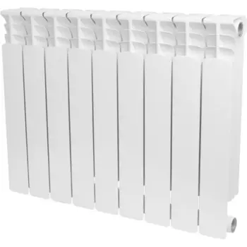 Радиатор биметаллический STOUT Space, 500 x 90 мм, 9 секции, боковое подключение