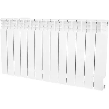 Радиатор биметаллический STOUT Space, 500 x 90 мм, 13 секции, боковое подключение