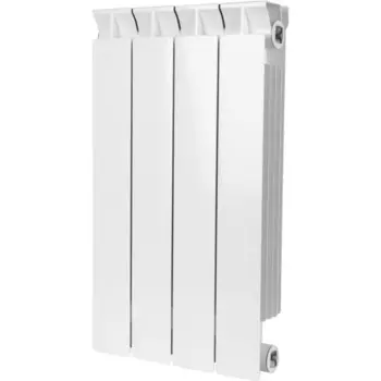 Радиатор биметаллический STOUT STYLE, 500 x 80 мм, 4 секции, боковое подключение
