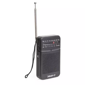 Радиоприемник портативный Сигнал Эфир-17 черный