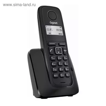 Радиотелефон Dect Gigaset A116 чёрный, АОН