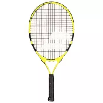 Ракетка для большого тенниса детская BABOLAT Nadal 21 Gr000, 140247, для 5-7 лет, алюминий, цвет чёрный/жёлтый