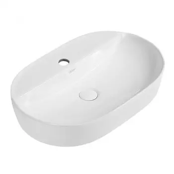 Раковина ABBER Bequem AC2113, накладная, 610х405х120 мм, белая