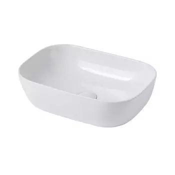 Раковина ABBER Rechteck AC2200, накладная, 460х325х135 мм, белая