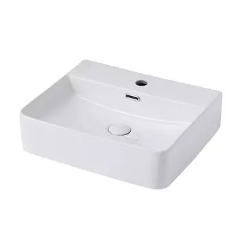 Раковина ABBER Rechteck AC2203, накладная, 500х420х130 мм, белая