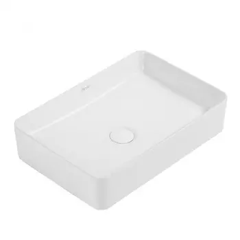 Раковина ABBER Rechteck AC2207, накладная, 510х345х110 мм, белая