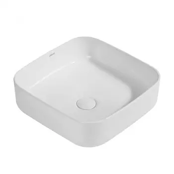 Раковина ABBER Rechteck AC2211, накладная, 385х385х135 мм, белая