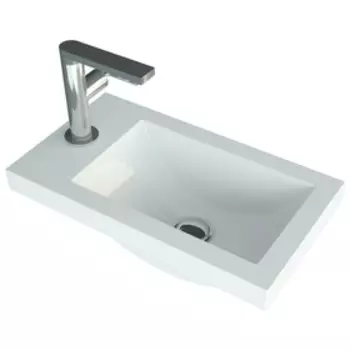 Раковина Andrea VIZO 40, встраиваемая, белая